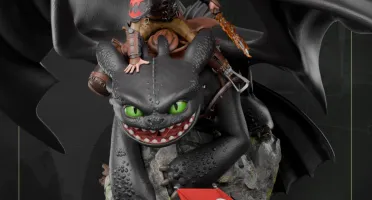 Hiccup and Toothless - domando meu dragon 3d stl
