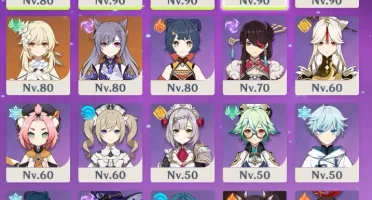 Genshin Impact AR 55 LVL 90