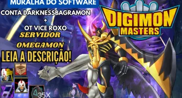 Conta Digimon Masters Com Darknessbagramon + Ot Vice Roxo