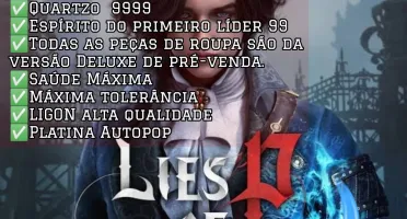 Lies of P (PS5) - Ergos, Quartzo, Saúde, Platina e mto mais!