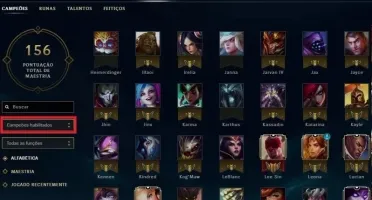 Conta League Legends 103 Champs - Prata iv