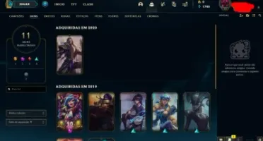 Conta nível 70, 11 skins (ez pulsefire) e-mail trocável