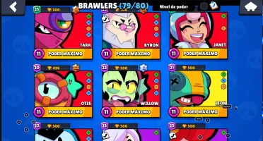 Conta Brawl Stars Full Acesso | 33K De Troféus & 79 Brawler