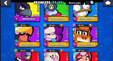 Conta Brawl Stars Full Acesso | 33K De Troféus & 79 Brawler