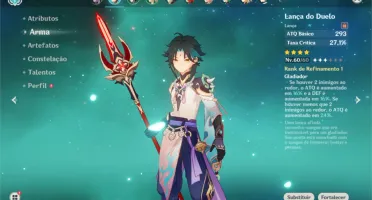 CONTA GENSHIN / XIAO + 3 5* [TOP]
