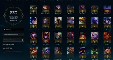 VENDO CONTA LOL 40K RP EM SKIN +- 700 REAIS