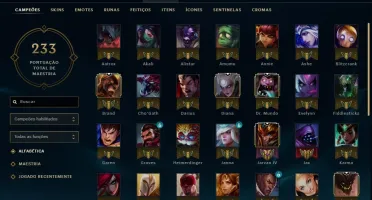 VENDO CONTA LOL 40K RP EM SKIN +- 700 REAIS