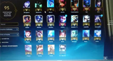 Conta League of Legends Ouro 2 com 3 Skins
