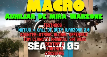 PROMOÇÃO - Warzone Macro Auxiliar De Mira 100%SAFE