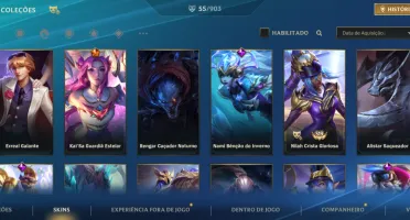 Vendo conta com TODOS os personagens, Elo dima 2, skins e +