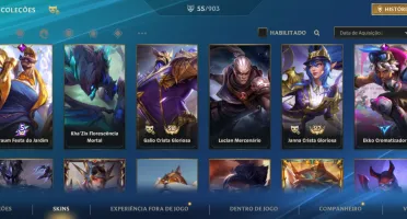 Vendo conta com TODOS os personagens, Elo dima 2, skins e +