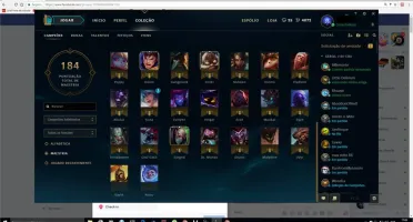 Conta Diamante V, 51 champs, 11 skins