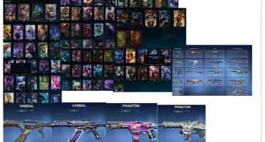 Conta valorant com skins +conta lol2 prestigios diana e zyra