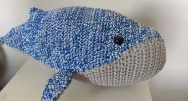 Amigurumi Baleia Azul em Crochê