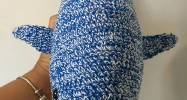 Amigurumi Baleia Azul em Crochê