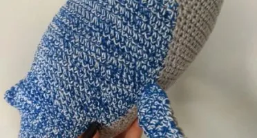 Amigurumi Baleia Azul em Crochê