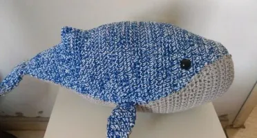 Amigurumi Baleia Azul em Crochê