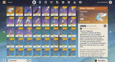 AR22 - Zhongli com Lança Prismática + Atlas Celestial