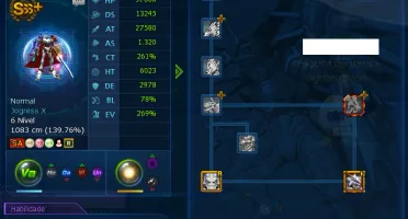 Conta Midgame Digimon Master Online (LADMO - c/ OX)