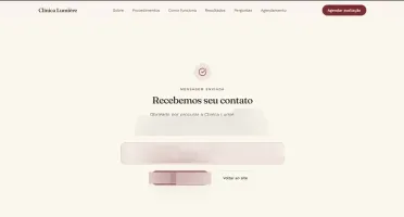 Site para Clínica de Estética que gera agendamento