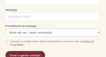 Site para Clínica de Estética que gera agendamento