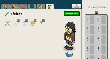 Habbo Conta 2010 com efeitos totem