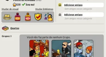 Habbo Conta 2010 com efeitos totem