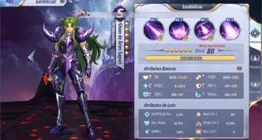 Conta lvl 55 serv A-130 Saint Seiya Awakening