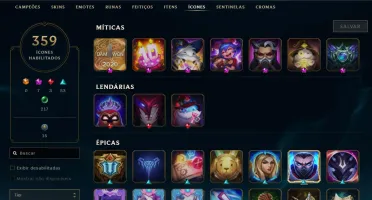 Conta League of Legends - Vitoriosas desde S3+
