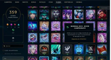 Conta League of Legends - Vitoriosas desde S3+