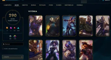 Conta League of Legends - Vitoriosas desde S3+