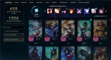 Unranked com TODOS os champs e 169 Skins ( ADC / SUP )