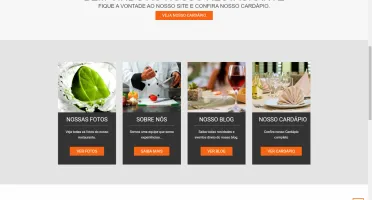 Site para Restaurantes, Empresas com modulo de blog