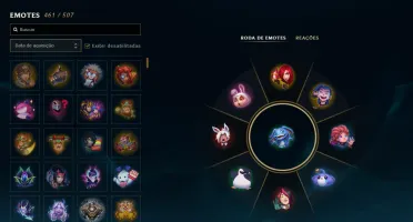 Conta League of Legends com 1299 skins