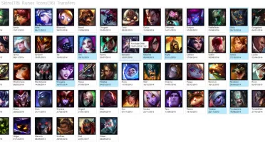 CONTA COM 67 CAMPEÕES E 18 SKINS