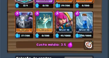 Conta nível 10 na arena lendaria 1300 gemas e 9 lendárias