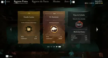 Conta Pirata Lendário - Sea of Thieves