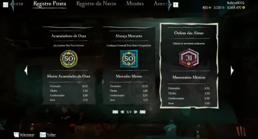 Conta Pirata Lendário - Sea of Thieves