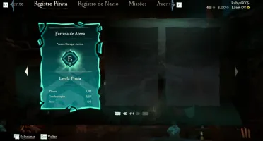 Conta Pirata Lendário - Sea of Thieves