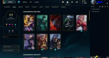 CONTA LOL NIVEL 210, +SKINS, 96 CHAMPS