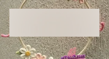 Guirlanda Margaridas em Tricotin