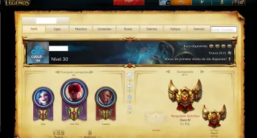 CONTA OURO IV 37 CHAMP + 6 SKINS