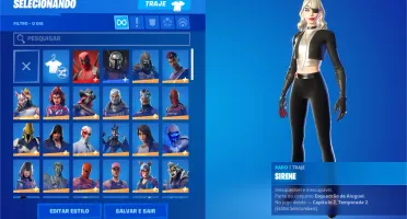 Conta de fortnite