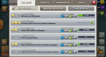 Conta clash of clans CV10 recente baratinha