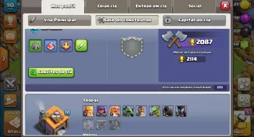 Conta clash of clans CV10 recente baratinha