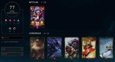 Conta platina 4 78 skins