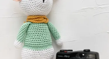 Ratinho Aconchegante em Amigurumi