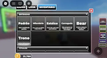 Conta upadissima em jogos