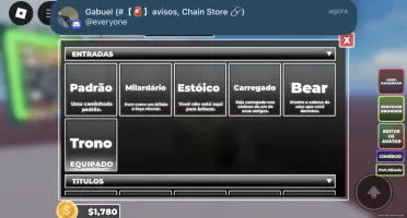 Conta upadissima em jogos