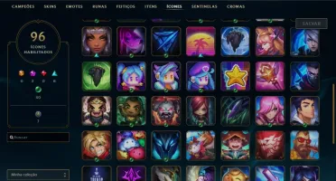 CONTA DIAMANTE COM 2 SKINS PRESTÍGIOS